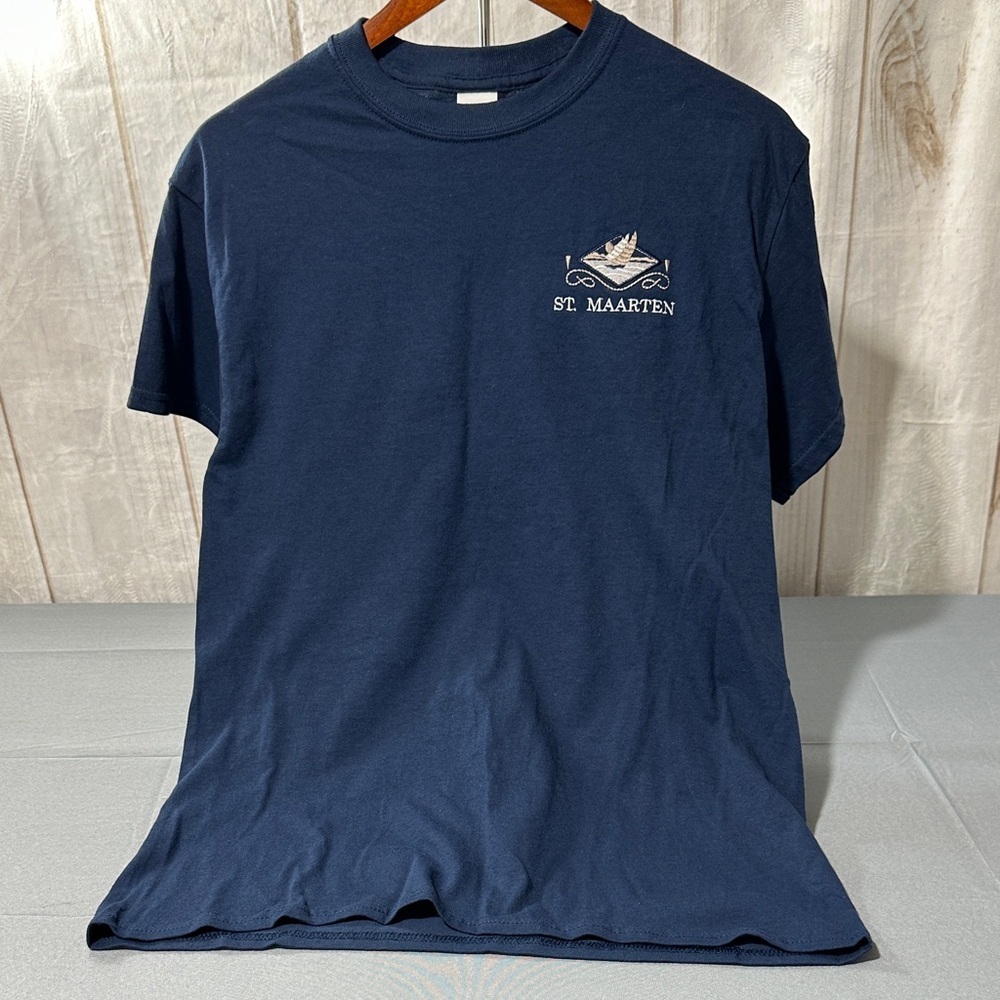 Gildan Navy Blue St. Maarten Tee